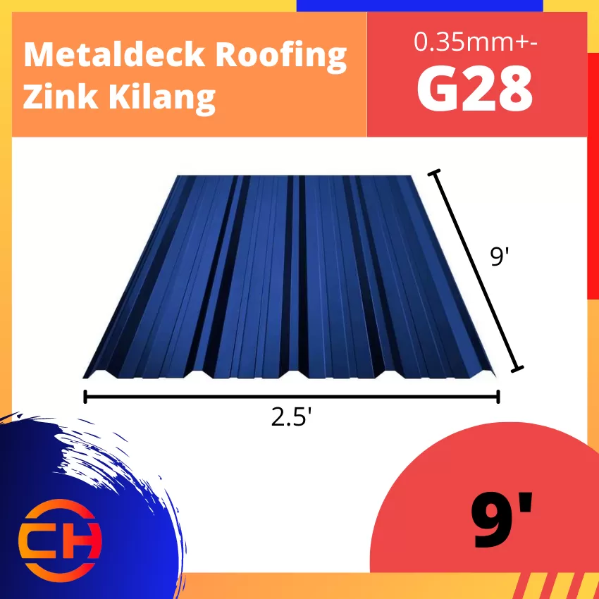 METALDECK ROOFING G28 [9']