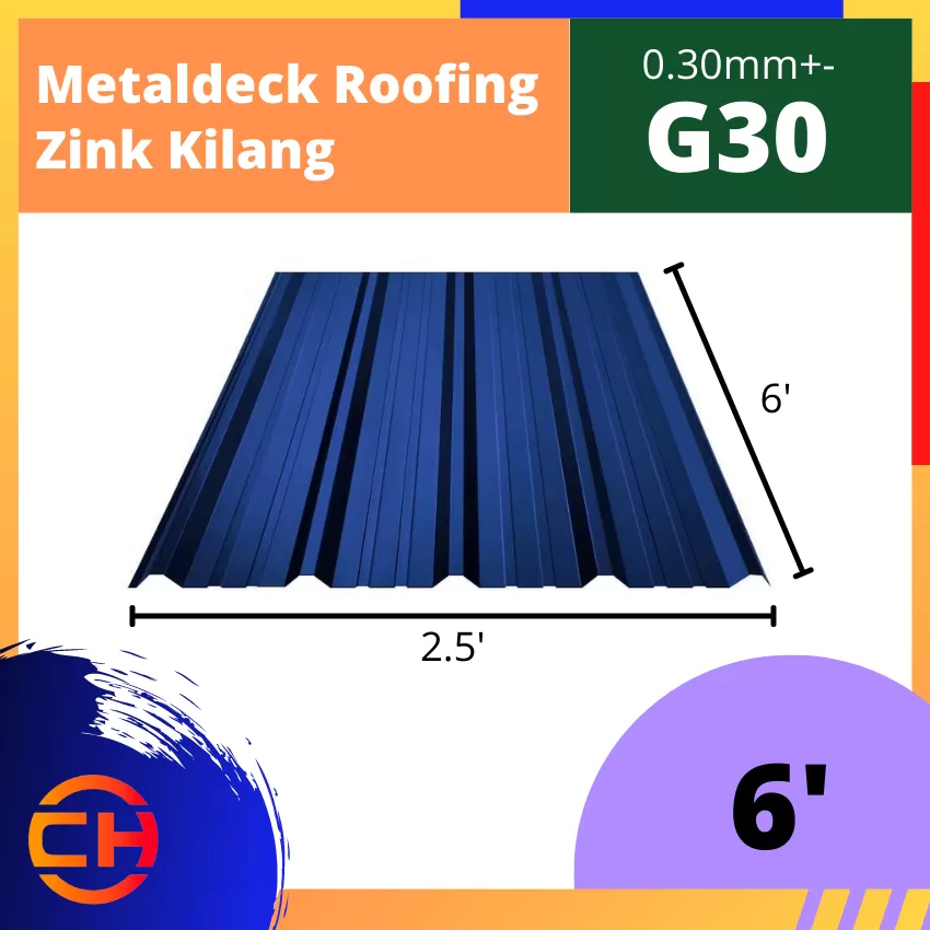 METALDECK ROOFING G30 [6']