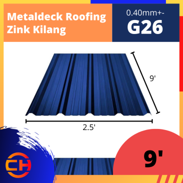 METALDECK ROOFING G26 [9']