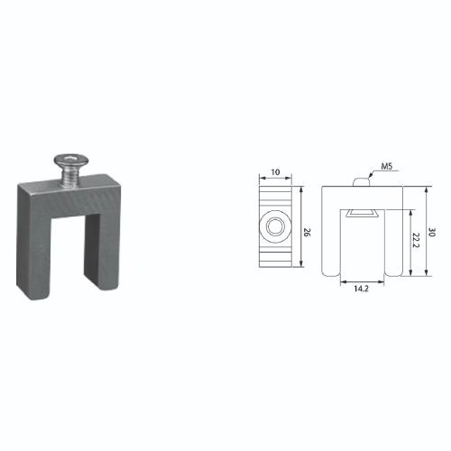 ALUMINIUM U SLIDE GEAR & SLIDE FORK | CD-MP-809