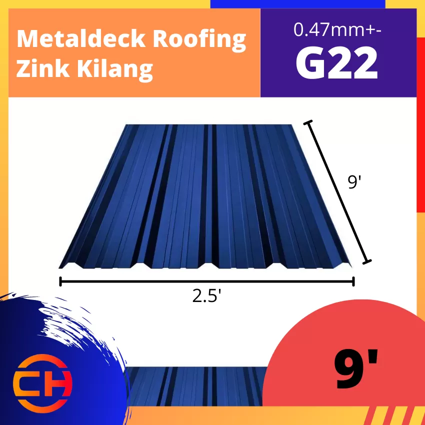 METALDECK ROOFING G22 [9']