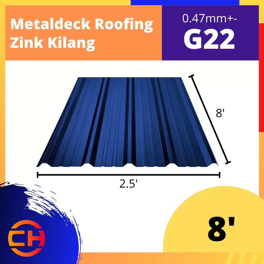 METALDECK ROOFING G22 [8']