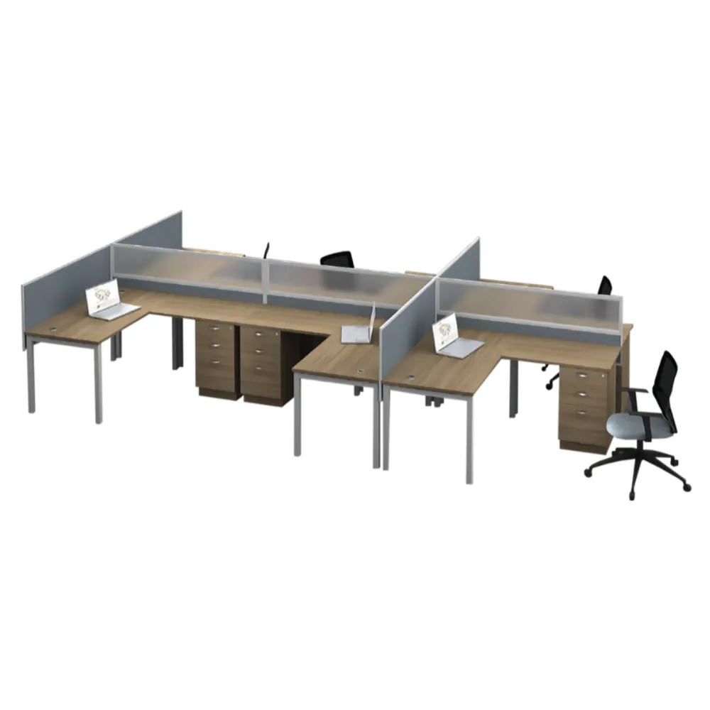 Office Workstation Table for 6 Person & More | Office Table Penang