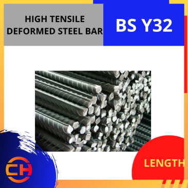 HIGH TENSILE DEFORMED STEEL BAR BS Y32 [LENGTH]