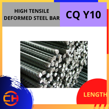 HIGH TENSILE DEFORMED STEEL BAR CQ Y10[PANJANG]