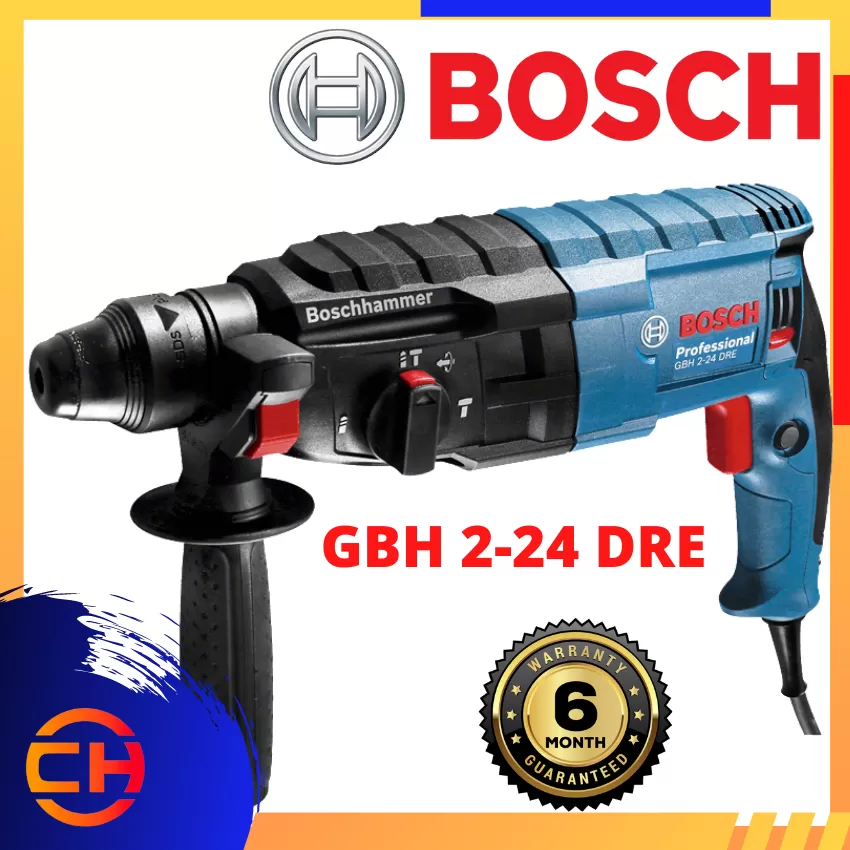 BOSCH GBH 2-24 DRE 3-MODES ROTARY HAMMER PROFESSIONAL WITH SDS-PLUS 790W 