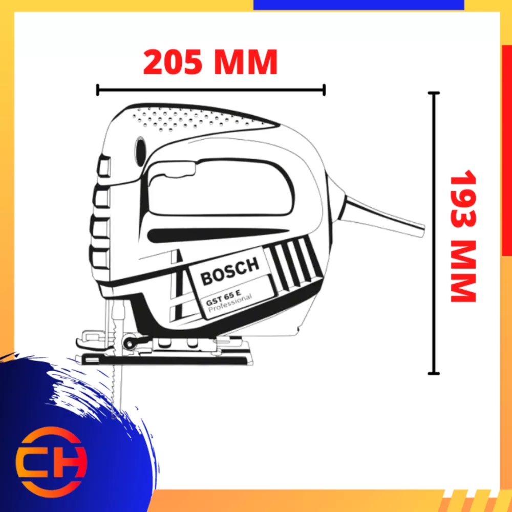 BOSCH GST 65 400W 3100SPM JIGSAW