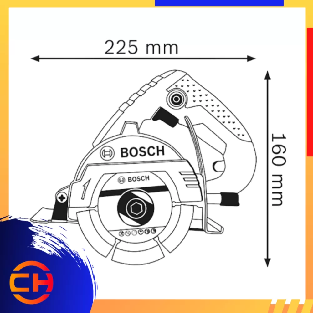 BOSCH GDM 121 /GDC140 MARBLE SAW