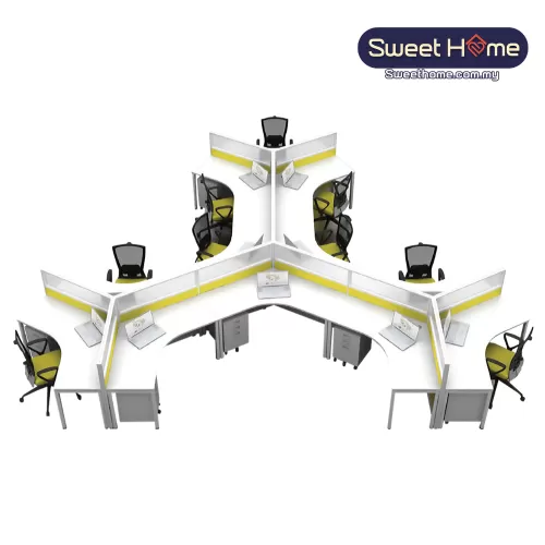 Office Workstation Table for 12 Person | Office Table Penang