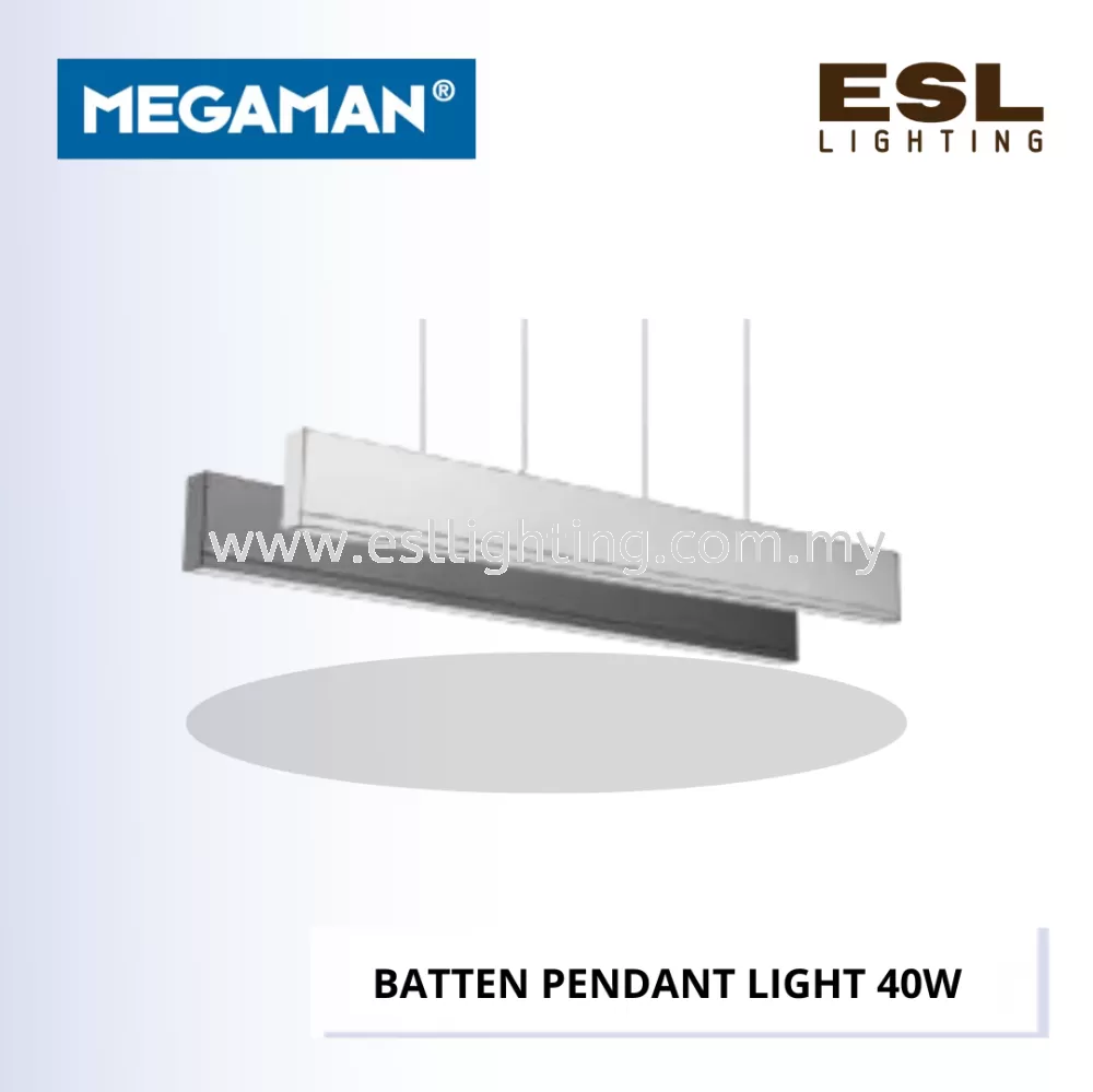 MEGAMAN BATTEN LINEAR PENDANT LIGHT MDL1007 40W