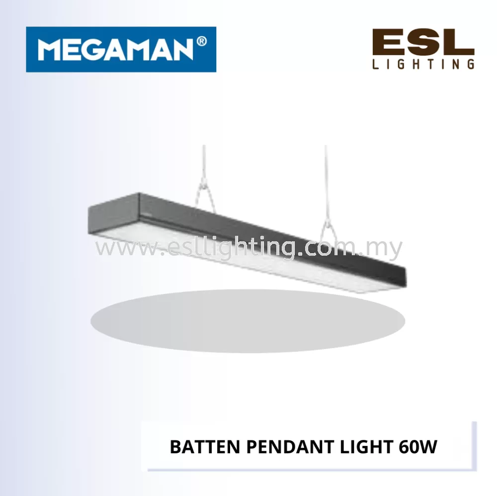 MEGAMAN BATTEN LINEAR PENDANT LIGHT MDL1007 60W