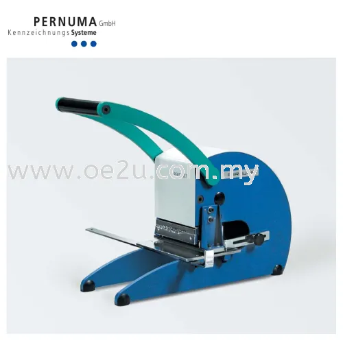 PERNUMA Perfoset I/D - 2 Line Manual Date & Text Perforator (Made in Germany)