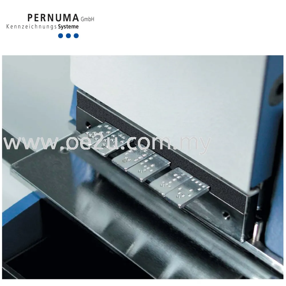 PERNUMA Perfoset I/D - 2 Line Manual Date & Text Perforator (Made in Germany)