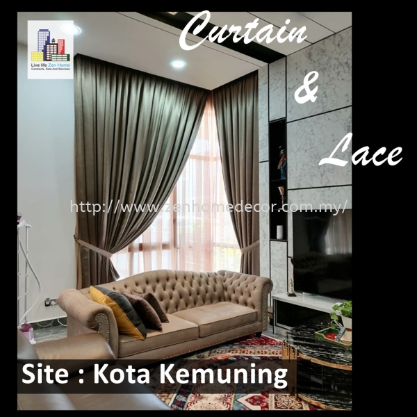 Curtain&Lace.Kota Kemuning. Curtain & Lace Selangor, Malaysia, Kuala Lumpur (KL), Puchong, Shah Alam Supplier, Suppliers, Supply, Supplies | Zen Home Decor