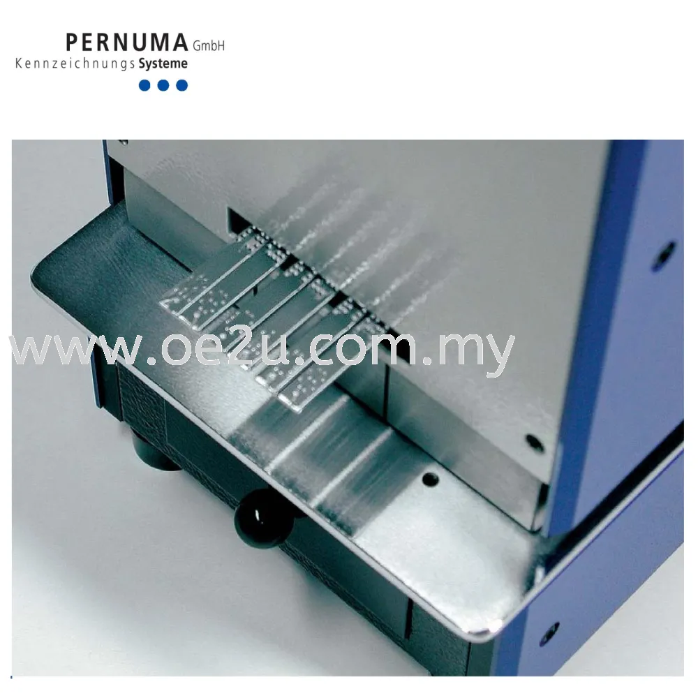 PERNUMA Office D - 2 Line Electric Date & Text Perforator (Made in Germany)