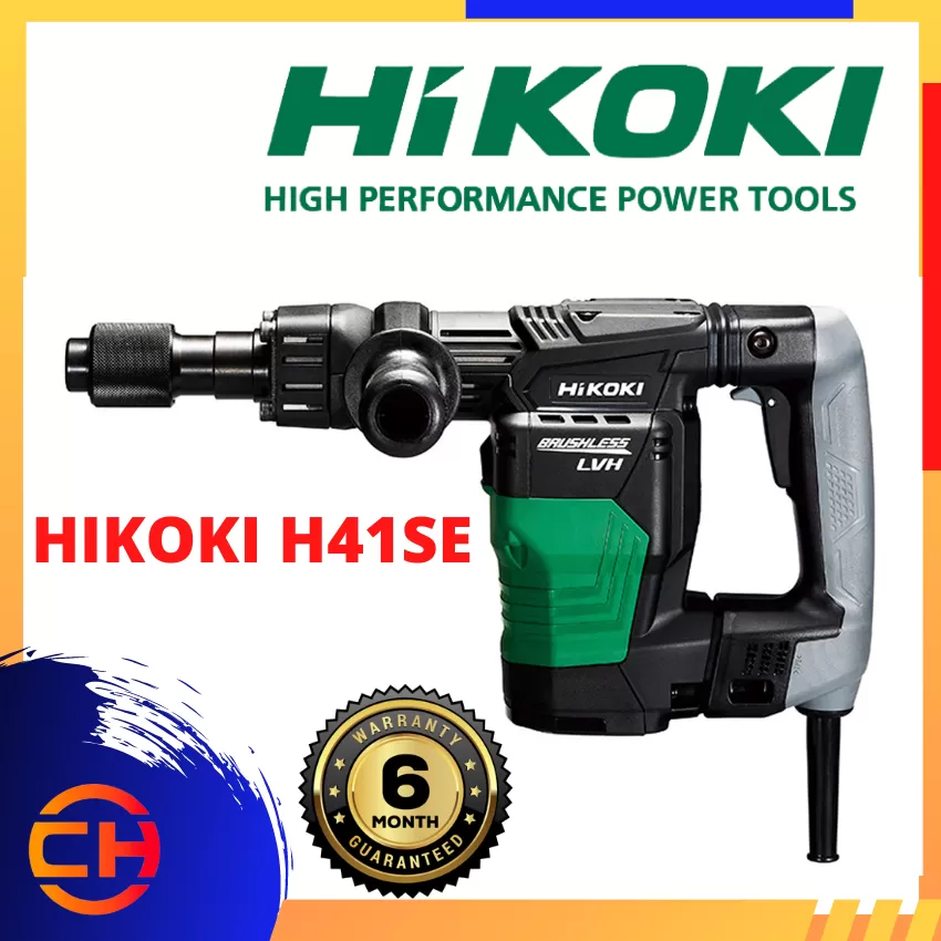 HIKOKI DEMOLITION HAMMER WITH AC BRUSHLESS MOTOR H41SE