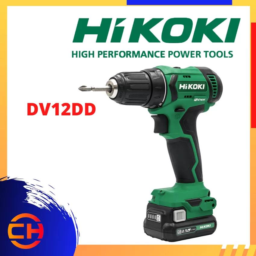 HIKOKI DV12DD PEAK CORDLESS IMPACT DRIVER DRILL