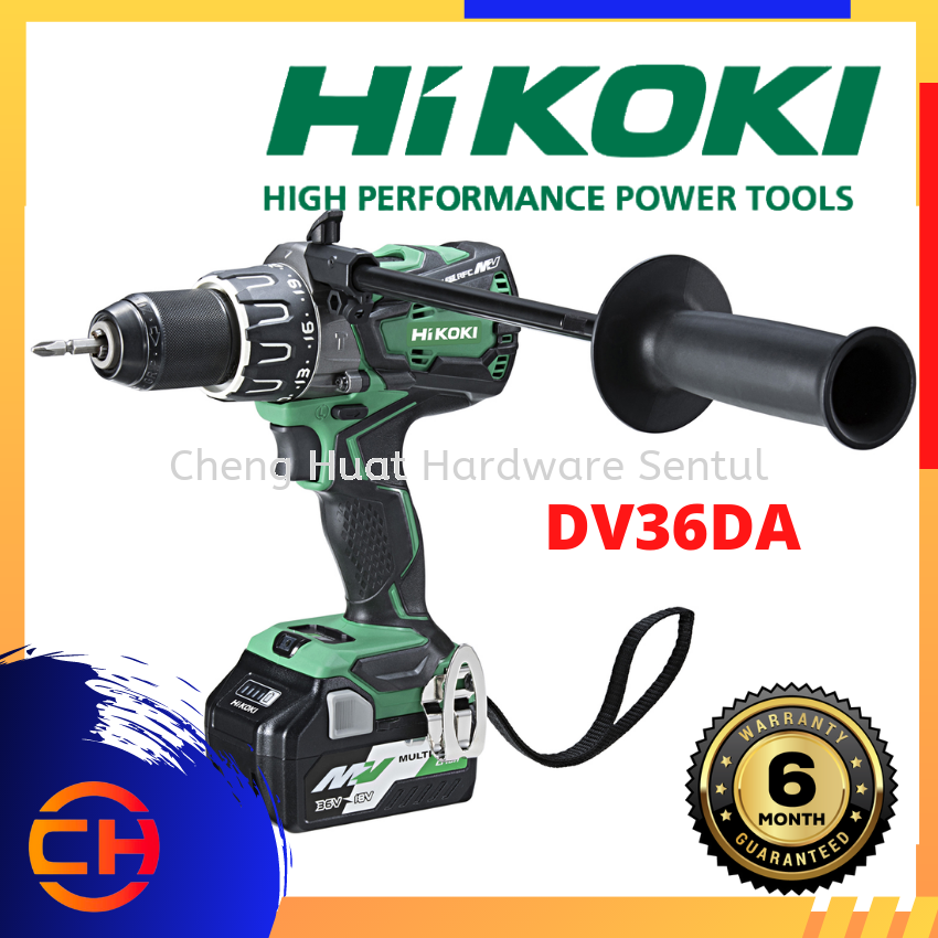 HIKOKI DV36DA 36V CORDLESS IMPACT DRIVER DRILL POWER TOOLS HIKOKI DV36DA 36V CORDLESS IMPACT DRIVER DRILL POWER TOOLS