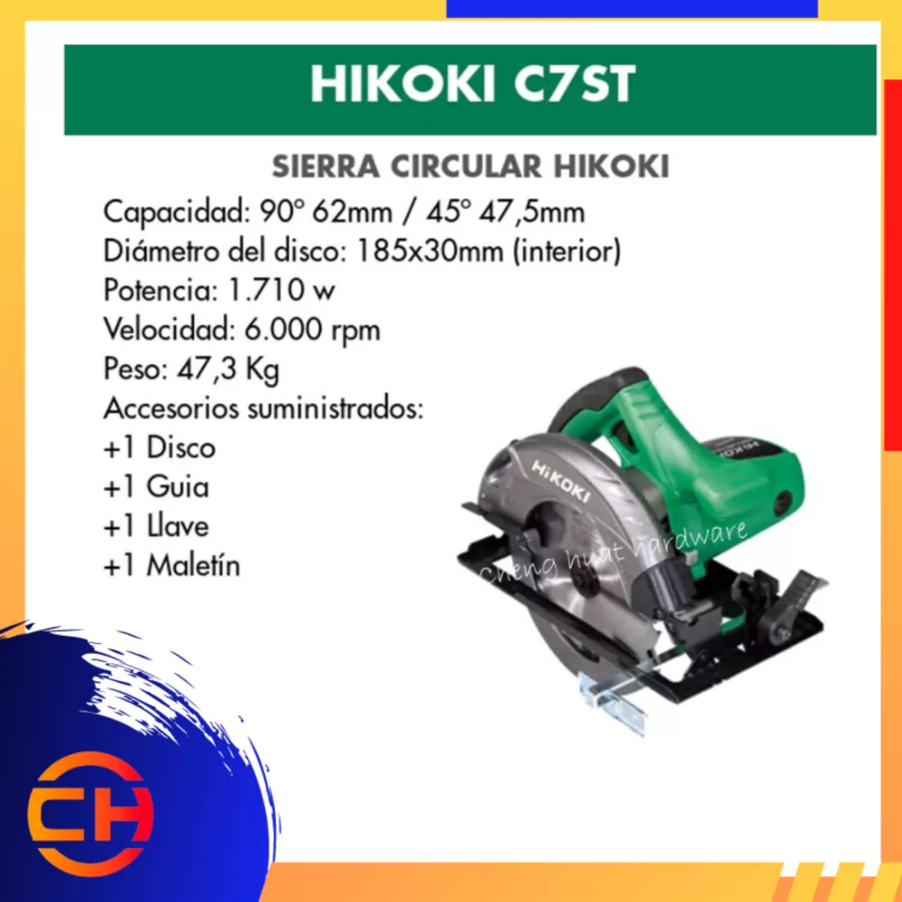 HIKOKI C7ST WOOD CIRCULAR SAW1710W