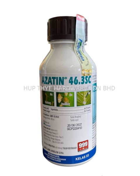 AZATIN 46.3SC INSECTICIDES AGROCHEMICALS Melaka, Malaysia, Batu Berendam, Krubong, Peringgit Supplier, Wholesaler, Supply, Supplies | HUP THYE HARDWARE SDN BHD