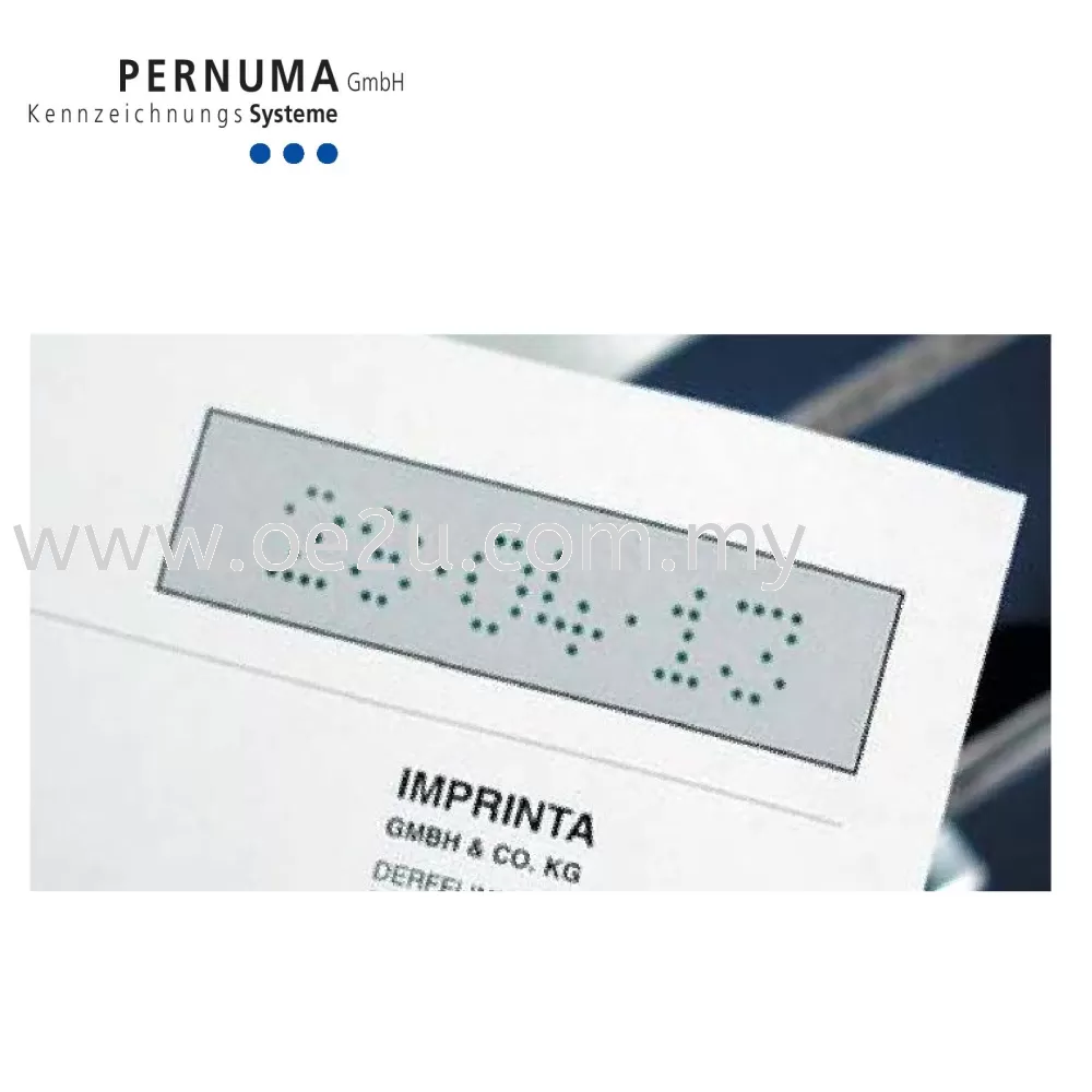 PERNUMA Perfoset E/D - 2 Line Electric Date & Text Perforator (Made in Germany)