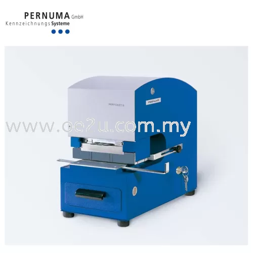 PERNUMA Perfoset E/D - 2 Line Electric Date & Text Perforator (Made in Germany)