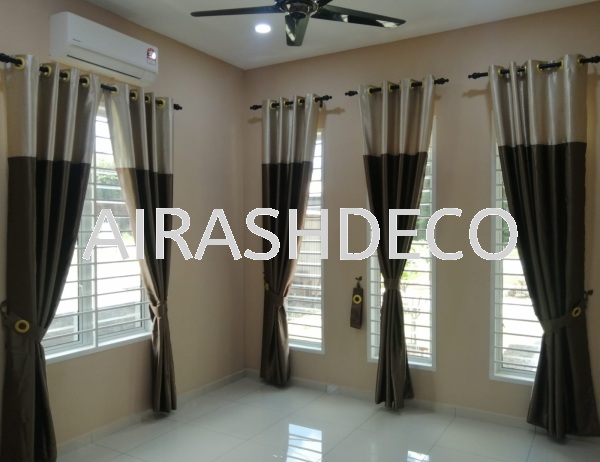 DARK GREEN  CURTAIN Muar Services, Supplier  | AIRASH DECO ENTERPRISE