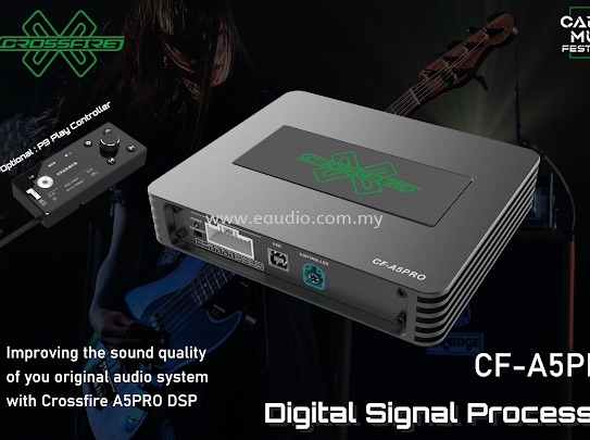 Crossfire CF- A5Pro 4ch Amplifier 6ch RCA Out Plug And Play DSP Crossfire DSP (Digital Signal Processor) Selangor, Malaysia, Kuala Lumpur, KL, Ampang. Supplier, Suppliers, Supplies, Supply | E Audio Auto Accessories