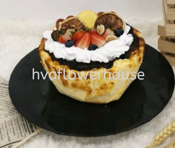 Basque Burnt Chesse Cake 6'' ~ 9'' Favourite Cake Johor Bahru (JB), Malaysia, Ulu Tiram Supplier, Suppliers, Supply, Supplies | HV A Flower House