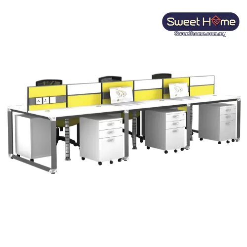 Office Workstation Table for 6 person & More | Office Table Penang