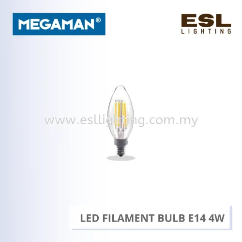 MEGAMAN LED FILAMENT BULB E14 4W - YTFC35Z1