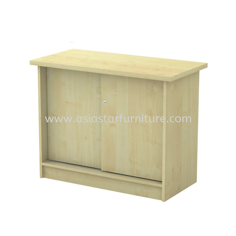 QAMAR WOODEN OFFICE SIDE CABINET SLIDING DOOR AQ-YS 303