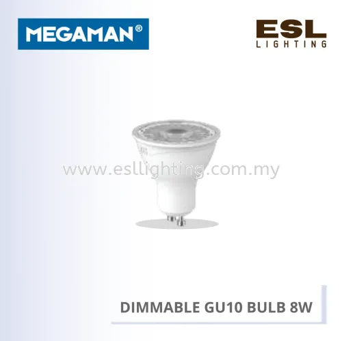 MEGAMAN DIMMABLE GU10 BULB  8W YTGU10Z1-DIM