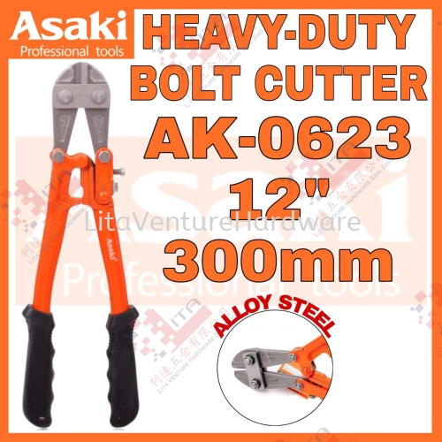 ASAKI JAPAN HEAVY-DUTY BOLT CUTTER 12'' 30MM AK0623
