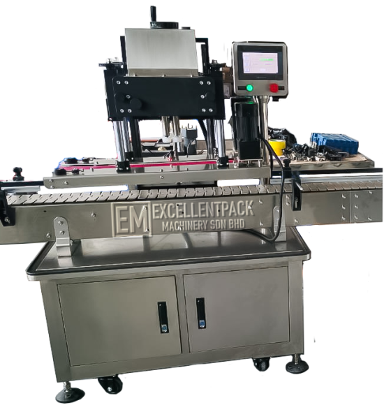 AUTOMATIC IN-LINE | CAPPING MACHINE FILLING / CAPPING MACHINE Melaka, Malaysia Supplier, Suppliers, Supply, Supplies | EXCELLENTPACK MACHINERY SDN BHD