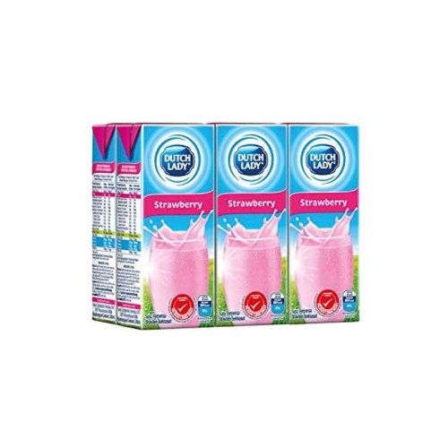 Dutch Lady Strawberry Milk 6 x 200ml