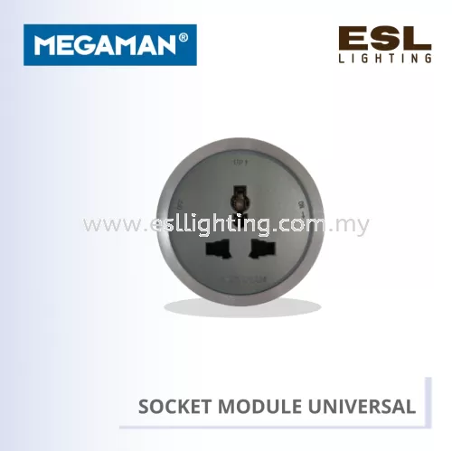 MEGAMAN SOCKET MODULE ROUND UNIVERSAL YTTSZ01-Y-13AU 