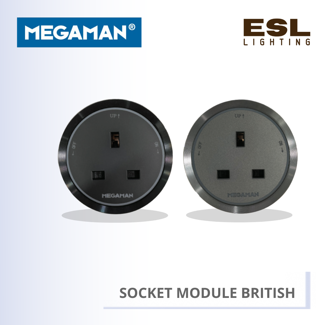 MEGAMAN Socket Module Round British - YTTSZ01-Y-13A