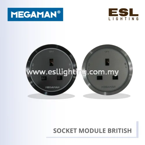 MEGAMAN SOCKET MODULE ROUND BRITISH YTTSZ01-Y-13A