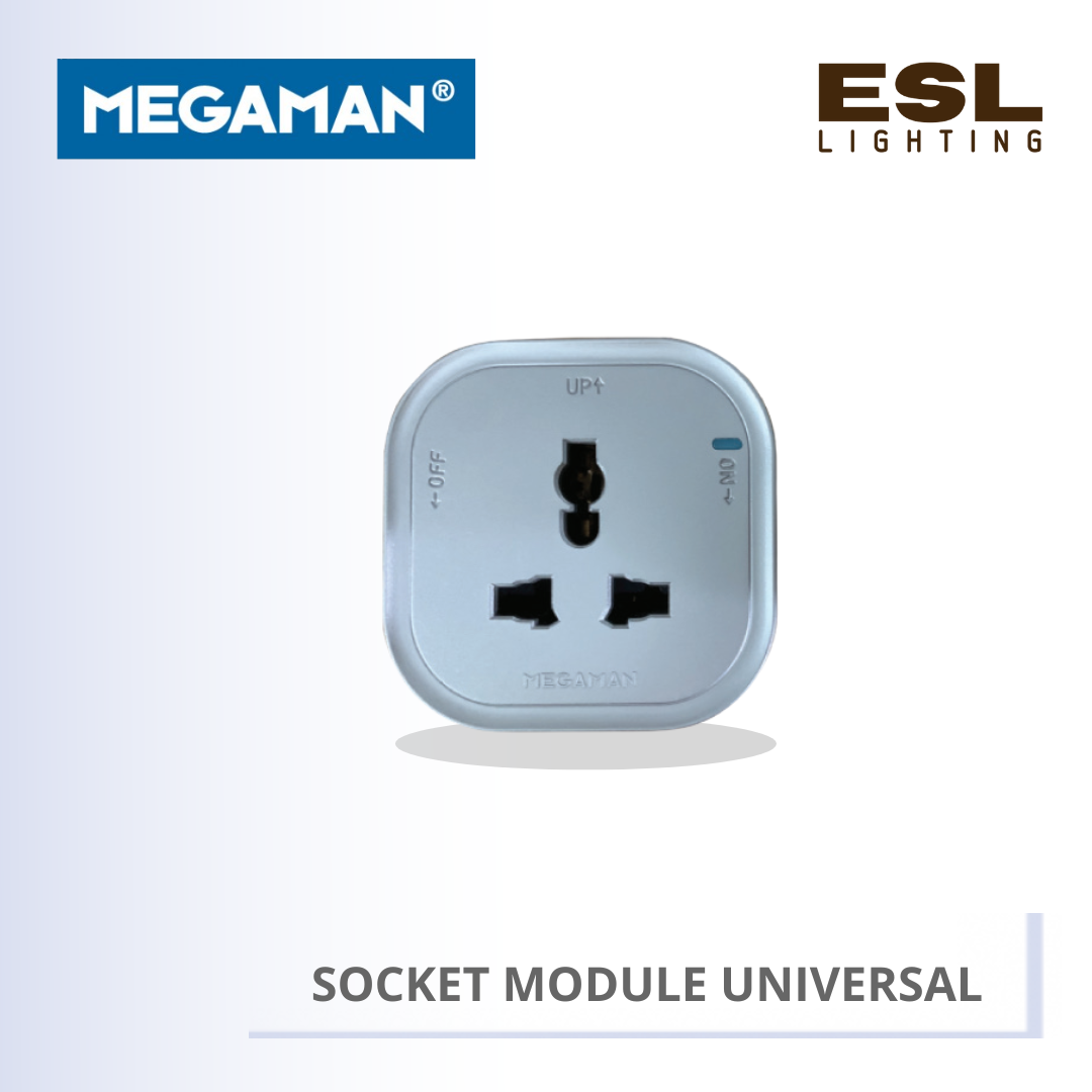 MEGAMAN Socket Module Square Universal 13A- YTTSX01-F-13AU