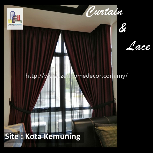 Curtain&Lace.Kota Kemuning . Curtain & Lace Selangor, Malaysia, Kuala Lumpur (KL), Puchong, Shah Alam Supplier, Suppliers, Supply, Supplies | Zen Home Decor