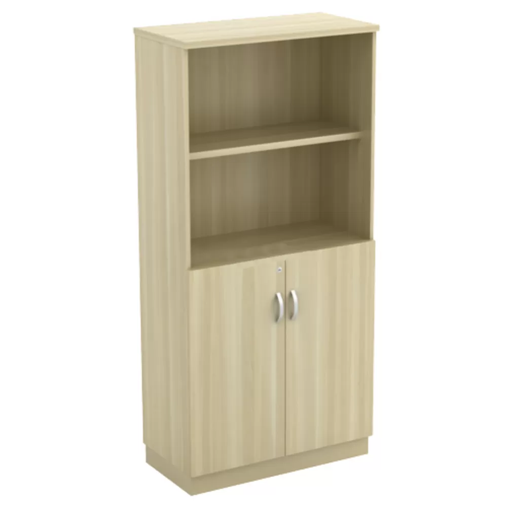 Semi Swinging Door Medium Cabinet | Office Cabinet Penang | Office Furniture Penang