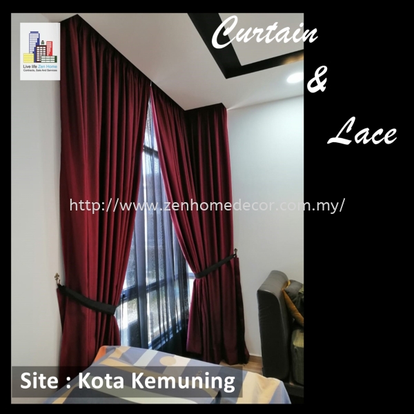 Curtain&Lace.Kota Kemuning. Curtain & Lace Selangor, Malaysia, Kuala Lumpur (KL), Puchong, Shah Alam Supplier, Suppliers, Supply, Supplies | Zen Home Decor