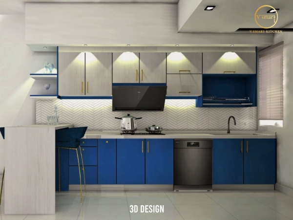 AS GLOW, SETIA FONTAINES KITCHEN CABINET -MELAMINE DOOR  KITCHEN CABINET  Penang, Malaysia, Butterworth Supplier, Suppliers, Supply, Supplies | V SMART KITCHEN (M) SDN BHD
