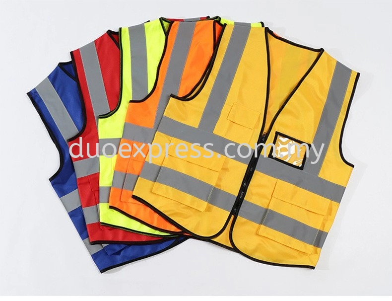 Reflective Safety Vest Supplier Malaysia  Safety Vest with multi Pocket 