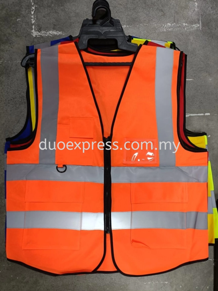 Reflective Safety Vest Supplier Malaysia  Safety Vest with multi Pocket 