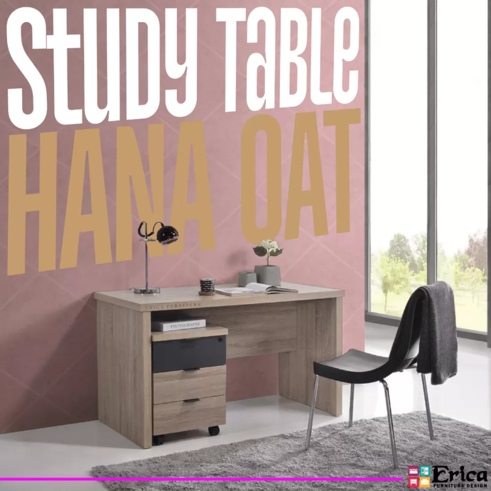 STUDY TABLE HANA OAK - Light Brown