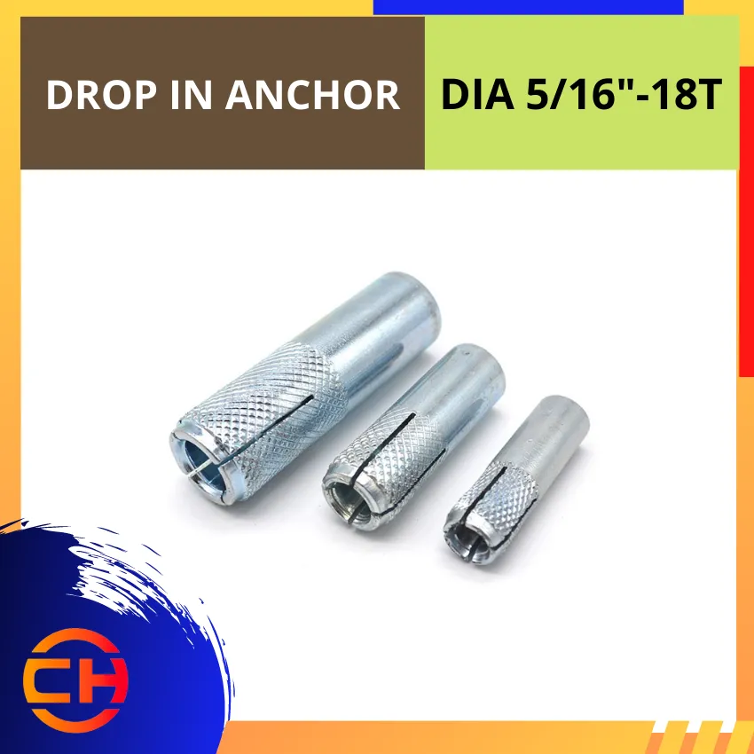 DROP IN ANCHOR [DIA 5/16''-18T]