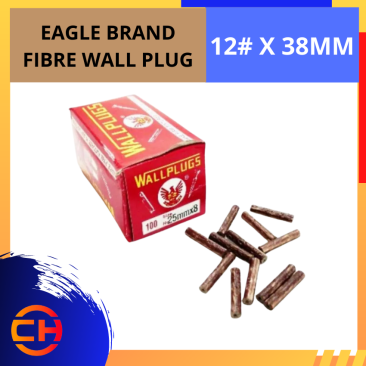 EAGLE BRAND FIBRE WALL PLUG [12# X 38MM]