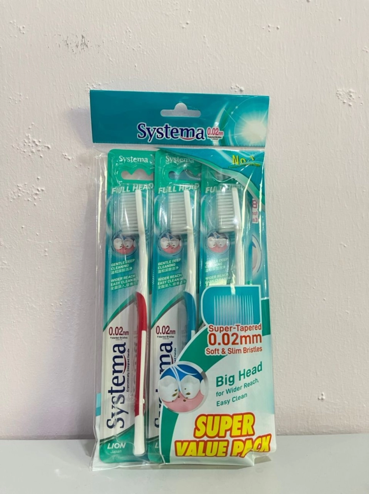 SYSTEMA  FULL HEAD 3'S TOOTH BRUSH
